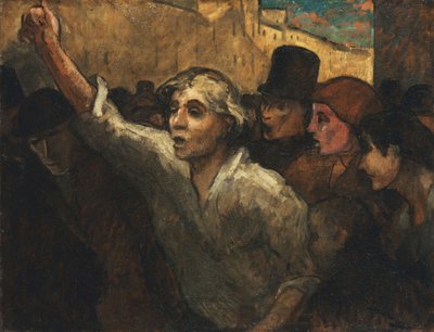 The Uprising by Honoré Daumier